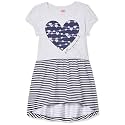Amazon Brand - Jam &amp; Honey Girls Girls 100% Cotton Printed Knee Length One Piece Dress | Age 2-12 Years