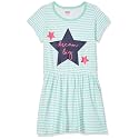 Amazon Brand - Jam &amp; Honey Girls Girls 100% Cotton Printed Knee Length One Piece Dress | Age 2-12 Years
