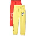 Amazon Brand - Jam &amp; Honey Track Pant for Boys | Ultra Soft 100% Cotton Printed Lower/Jogger for Boys (Pack of 2)