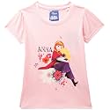 Amazon Brand - Jam &amp; Honey Girl's ' 100% Soft &amp; Pure Cotton Short Sleeve Original Disney Stylish Regular Fit T-Shirts