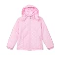 Amazon Brand - Symbol Girls Girls Quilted Winter Jacket with Detachable Hood | Age 2-12 Years