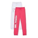 Amazon Brand - Symbol Regular Girls 100% Cotton Printed Track Pants (Joggers)