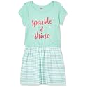 Amazon Brand - Jam &amp; Honey Girls Girls 100% Cotton Printed Knee Length One Piece Dress | Age 2-12 Years