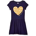 Amazon Brand - Jam & Honey Girls Girls 100% Cotton Printed Knee Length One Piece Dress | Age 2-12 Years
