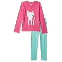 Amazon Brand - Jam &amp; Honey Girl's Cotton Pajama Set