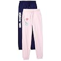 Amazon Brand - Symbol Regular Girls 100% Cotton Printed Track Pants (Joggers)