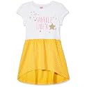 Amazon Brand - Jam &amp; Honey Girls Girls 100% Cotton Printed Knee Length One Piece Dress | Age 2-12 Years