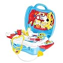 Amazon Brand Jam &amp; Honey Mickey Mouse Doctor Playset, BIS Safe for Kids, Pretend Play Medical Kit with Accessories, Portable Foldable Suitcase Doctor Set for Age 3+ Years