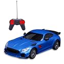 Amazon Brand - Jam &amp; Honey Remote Control Car for Kids | High-Speed RC Car with Rechargeable Lithium Battery | Type-C Charging | LED Headlights | Blue