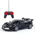 Amazon Brand - Jam &amp; Honey Remote Control Car for Kids | High-Speed RC Car with Rechargeable Lithium Battery | Type-C Charging | LED Headlights | Black
