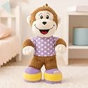 Amazon Brand - Jam &amp; Honey Rockstar Monkey | 30 cm Musical Plush Toy | Sound Efects | BIS Certifed | Soft &amp; Huggable | Pretend Play Toy for Kids