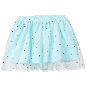 amazon brand - jam amp honey synthetic skirt blue