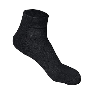 louryn koulyn bamboo socks for men  quarter length  odour-free amp breathable  padded base amp anti-bacterial  cotton socks