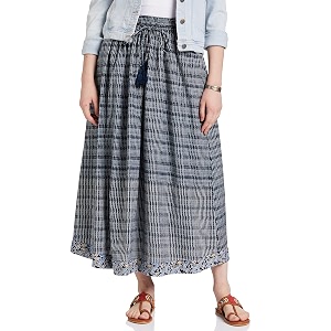 amazon brand - myx cotton a-line skirt