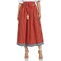 Amazon Brand - Myx Cotton A-Line Skirt