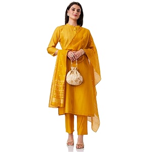 Amazon Brand - Myx Womens Embroidered Kurta