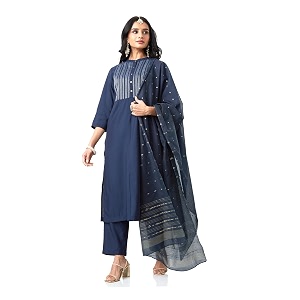 Amazon Brand - Myx Womens Embroidered Kurta