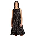 Amazon Brand - Myx Women's Rayon Knee-Length A-Line Dress (Available in Plus Sizes)