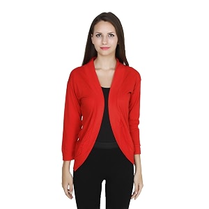 amazon brand - nora nico women39s cotton shrug with 34th sleeves