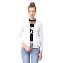 Amazon Brand - Nora Nico Women's Cotton Full Sleeves Shrug-White, 4XL
