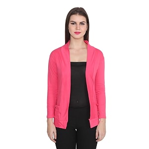 amazon brand - nora nico women39s cotton full sleeves jacket poncho summer shrug for ladies-gajri m