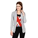 Amazon Brand - Nora Nico Women's Cotton Shrug (Grey, Small)