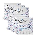 Amazon Brand - Presto! 1 Ply Tissue Paper Napkin | 600 Pulls | 100 Pulls X 6 Packs | 100% Natural Virgin Cellulose Fiber