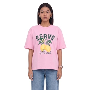 Amazon Brand - Serve Womens Oversized Graphic
