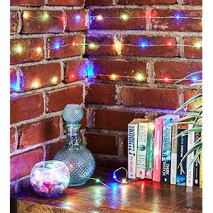 amazon brand - solimo 5m 50 leds battery powered string light for decoration - multicolor