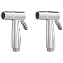 Amazon Brand - Solimo Acrylonitrile Butadiene Styrene Health Faucet Gun only | Chrome Finish |Pack of 2