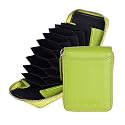 Amazon Brand - Solimo Andrew Genuine Leather RFID Blocking Card Holder Ultra Strong Stitching 10 Card 2 Currency Holder 1 ID Window for Men and Women