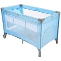 Amazon Brand - Solimo baby bedside Crib/Cot, Blue