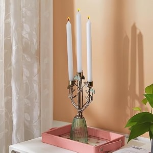 amazon brand - solimo dinner candles for home dcor and gifting set of 6