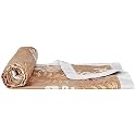 Amazon Brand - Solimo Double Microfiber Quilt|100% Microfiber Exterior|120 GSM|for Mild Winters and Ac Rooms (Daffodil Patio),Multicolor