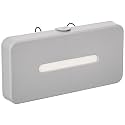 Amazon Brand - Solimo Easy Reach Mountable Tissue Box with 50 Tissue Pulls | Compatible with Car Visor & Back Seat | Organised Refill | 23 L x 53 W x 4 H cm | Grey