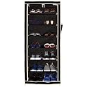 Amazon Brand - Solimo Foldable Shoe Rack, 7 Racks, Black