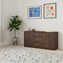 Amazon Brand - Solimo Frall Engineered Wood Sideboard, Rolex Dark