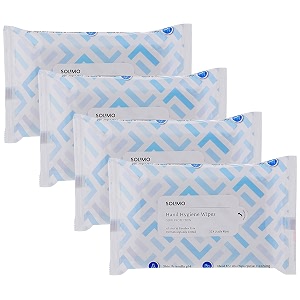 solimo hand hygiene wipes - 30 wipes pack of 4