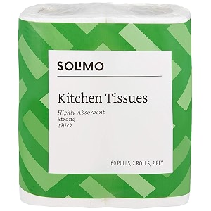 Amazon Brand - Solimo Kitchen Tissue Rolls