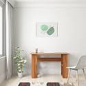 Amazon Brand - Solimo Gradac Study Table with Shelves (Engineered Wood, Indian Oak Teak)