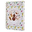 Amazon Brand - Solimo Magical Melody Wirebound Notebook | 80 GSM | 160 Pages (165 X 215 mm)