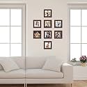 Amazon Brand - Solimo Set of 2 Black &amp; White Photo Frames With Mount Paper (6 X 8 Inch - 2)