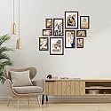 Amazon Brand - Solimo Set of 2 Black & White Photo Frames With Mount Paper (6 X 8 Inch - 2)