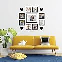 Amazon Brand - Solimo Set of 2 Black &amp; White Photo Frames With Mount Paper (6 X 8 Inch - 2)