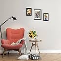 Amazon Brand - Solimo Set of 2 Black & White Photo Frames With Mount Paper (6 X 8 Inch - 2)