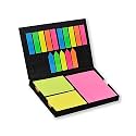 Amazon Brand - Solimo Premium Sticky Notes for School and Office, Bleed-Resistant Paper, Easy to Paste and Remove, Portable (Assorted Colours)