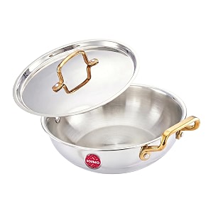 Amazon Brand - Solimo Premium Triply Stainless