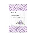 Amazon Brand - Solimo Solimo Rosemary Sheet Mask for Face