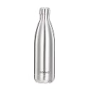 Amazon Brand - Solimo Stainless Steel Insulated 24 Hours Hot or Cold Bottle Flask, 1000 ml, Silver