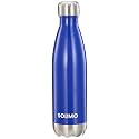 Amazon Brand - Solimo Stainless Steel Insulated 24 Hours Hot and Cold Bottle (500 ml, Blue)